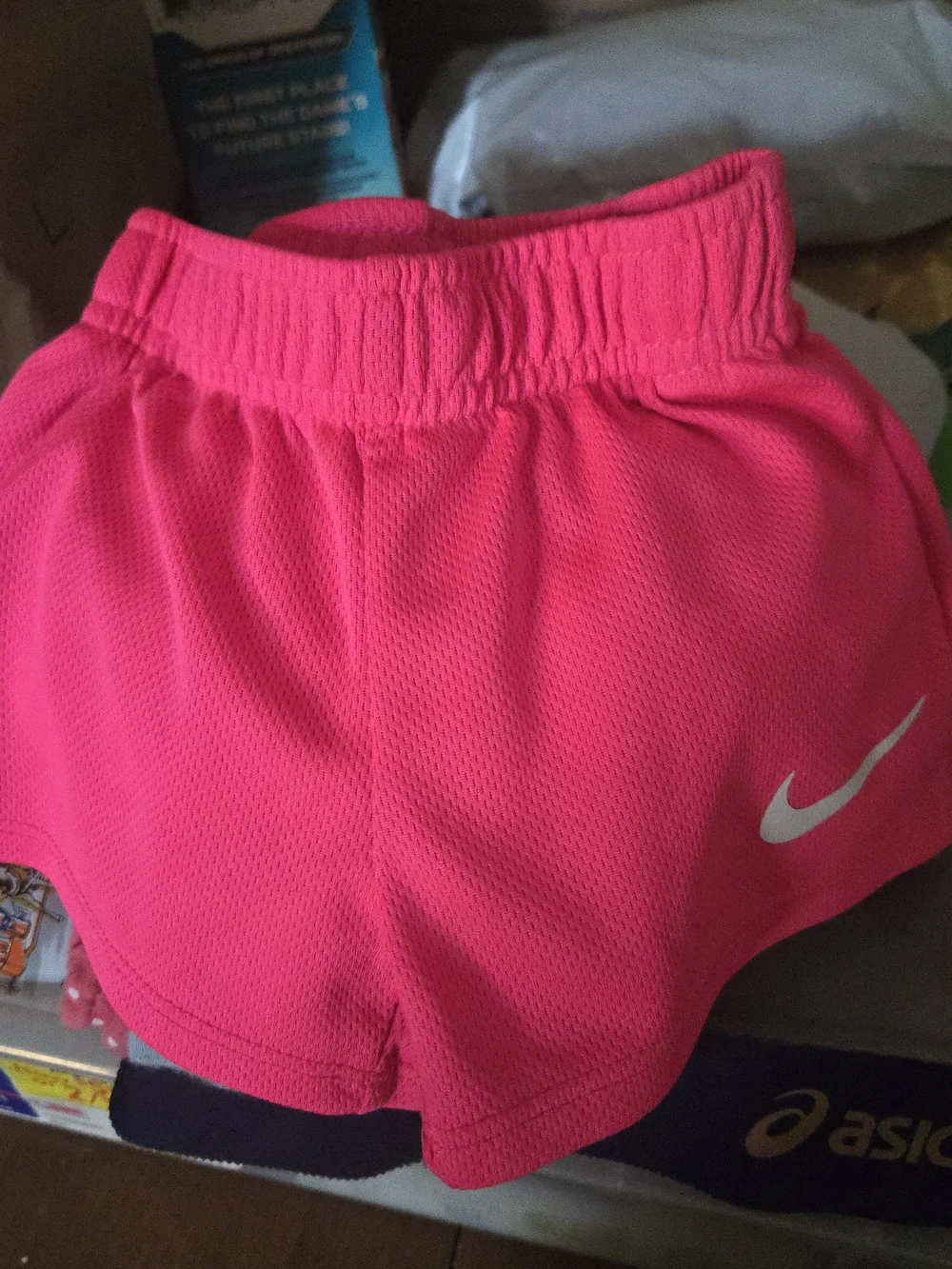 Nike Girls' Black Tee & Pink Shorts Set
